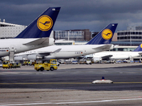 Die Lufthansa streikt am Mittwoch in München.