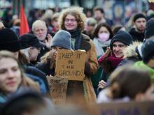 Hunderte am Hermannplatz versammelt: Kundgebung in Berlin gegen Räumung in Lützerath