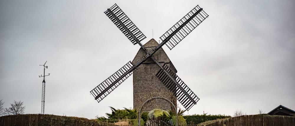 Die Windmühle ist das erkennbarste Wahrzeichen von Alt-Marzahn