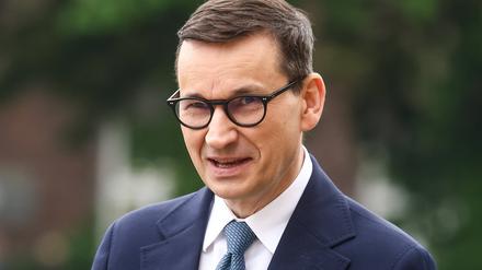 Mateusz Morawiecki, der geschäftsführende Regierungschef Polens. 