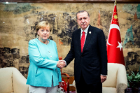 Angela Merkel und Recep Tayyip Erdogan.