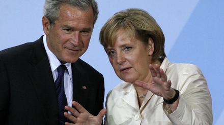 Merkel und Bush