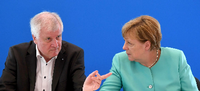 Horst Seehofer und Angela Merkel.