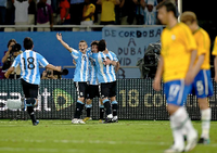 Lionel Messi fehlen nach der Niederlage gegen Deutschland die Worte.