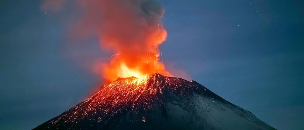 Der Vulkan Popocatepetl ist Mitte Mai ausgebrochen.