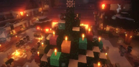 Auch bei Minecraft kann man Weihnachten feiern.