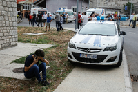 Die Verletzten wurden in ein Krankenhaus in Cetinje gebracht.