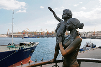 Das Archivfoto von 2016 zeigt den Hafen von Odessa.