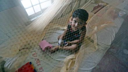Malaria bedroht vor allem schwangere Frauen und Kinder.