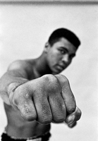 Muhammad Alis "Right Fist", fotografiert von Thomas Hoepker, 1966.