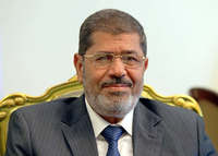 Mohammed Mursi vor dem Putsch.