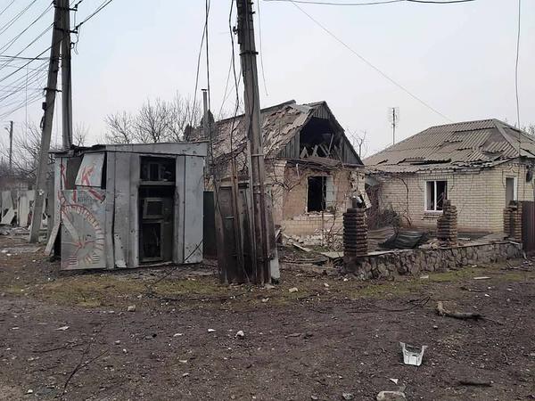 Firefighters put out fires after a Russian missile attack in Mykolaiv.