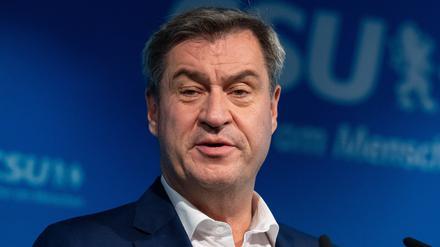 Markus Söder (CSU), Ministerpräsident von Bayern. 