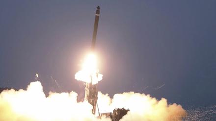 Ballistische Raketen können - je nach Bauart - mit einem Atomsprengkopf ausgerüstet werden.