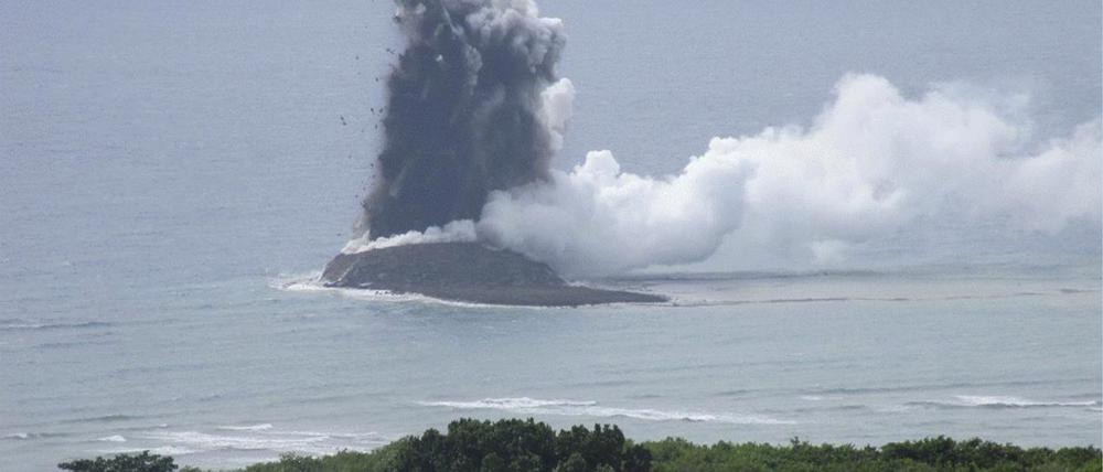 Vulkanausbruch mit Folgen: Vor Japan wurde eine neue Insel geboren