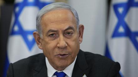 Israels Ministerpräsident Benjamin Netanjahu fordert die Einrichtung einer Sicherheitszone am Gazastreifen.