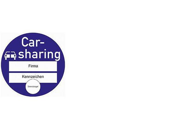Neue Verkehrsschilder der StVO ab 28.April 2020 - Carsharing-Plakette