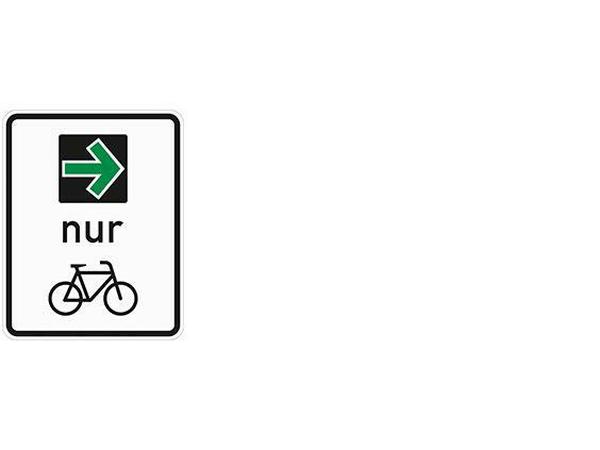 Neue Verkehrsschilder der StVO ab 28.April 2020 - Grünpfeil für Fahrradfahrer