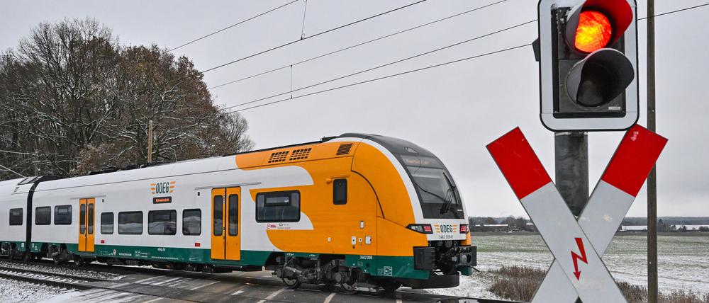 Seit dem Fahrplanwechsel am 11. Dezember fahren Züge der Odeg auf der Linie RE1 durch Berlin und Brandenburg.