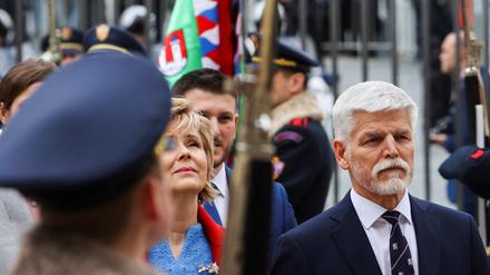 Der neu gewählte tschechische Präsident Petr Pavel auf dem Weg zu seiner Inauguration im Prag.
