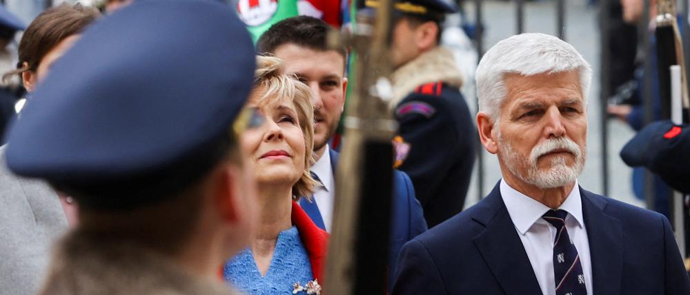 Der neu gewählte tschechische Präsident Petr Pavel auf dem Weg zu seiner Inauguration im Prag.