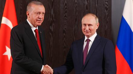 Recep Tayyip Erdogan und Wladimir Putin auf einem Archivbild.
