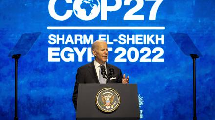 US-Präsident Joe Biden auf der COP27