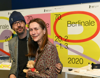 Doppelspitze mit Werbeeffekt: Geschäftsführerin Mariette Rissenbeek and der künstlerische Direktor Carlo Chatrian vor der Programm-Pressekonferenz am 29. Januar.