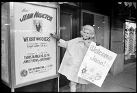 "Weight Watchers"-Gründerin Jean Nidetch auf dem Times Square in New York.