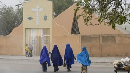 Eine katholische Kirche in Niger.