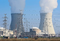 In Belgien gibt es die Atomkraftwerke Tihange (Bild) und Doel.