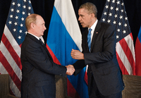 Russlands Präsident Wladimir Putin und sein amerikanischer Amtskollege Barack Obama (Archivaufnahme aus dem Jahr 2012).