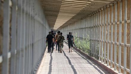 Der Grenzübergang Erez führt nach Israel.