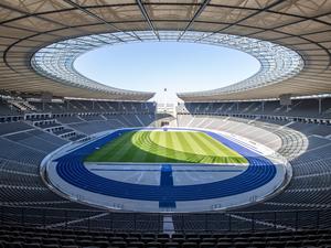 Ein Blick in das Berliner Olympiastadion.