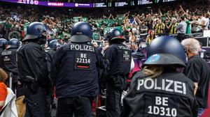 Die Polizei ist schwer gefordert beim Final Four der Basketballer in der Euroleague.