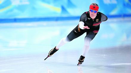 Claudia Pechstein trat im Februar zum achten Mal bei den Olympischen Spielen an.