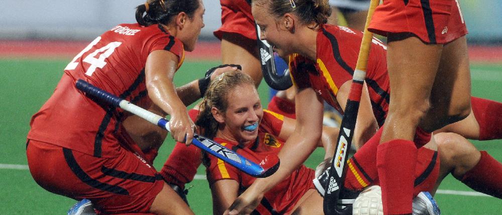 Peking 2008 - Hockey Frauen Deutschland - Großbritannien