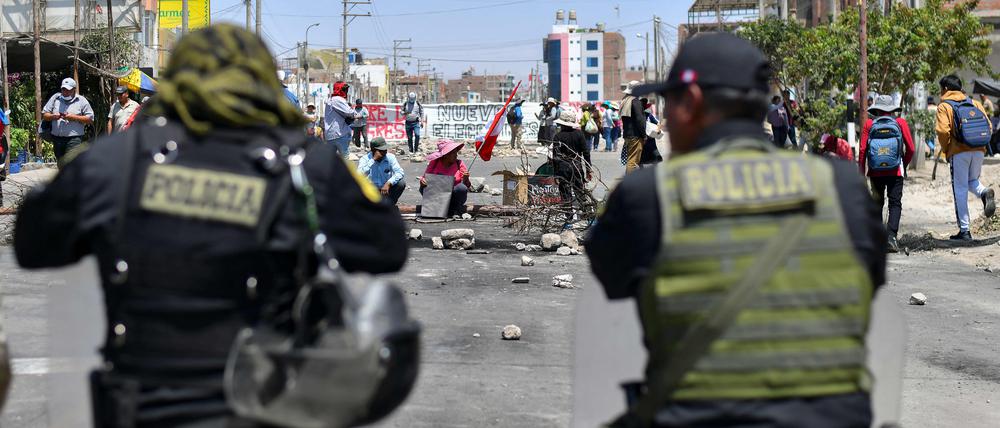 Politische Unruhen in Peru