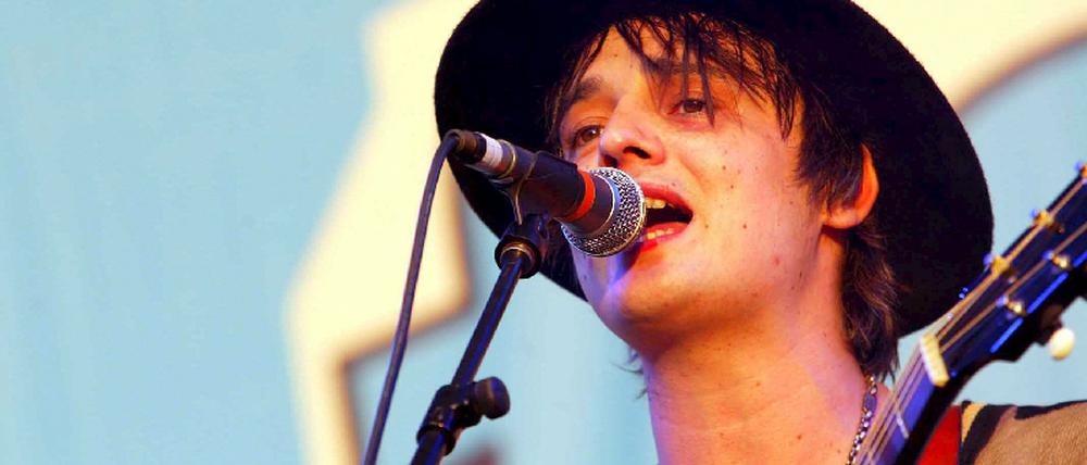 Pete Doherty in Stoke-on-Trent