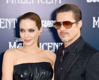 Angelina Jolie und Brad Pitt bei der Premiere von "Maleficent" in Los Angeles.