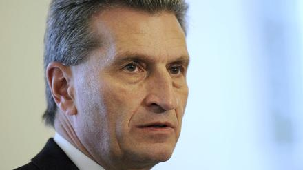 PK Ministerpräsident Günther Oettinger