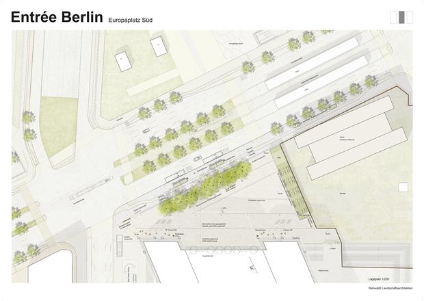 Pläne für den neuen Europaplatz am Hauptbahnhof