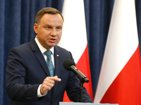 Stellt sich gegen die Justizreform: Polens Präsident Andrzej Duda