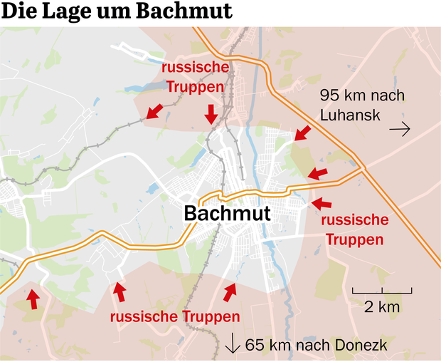 Hohe Verluste auf beiden Seiten: Warum ist Bachmut für die Russen und ...