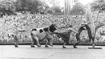 Die Parkfestspiele Sanssouci zu Gast in der Parkoper, Mai 1959.