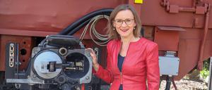 Sigrid Nikutta, Vorstand Güterverkehr der Deutschen Bahn AG und Vorstandsvorsitze der DB Cargo AG.