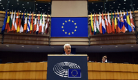 Mahmud Abbas, Präsident der palästinensischen Autonomiebehörde, hat antisemitische Stereotype bei seiner EU-Rede genutzt.