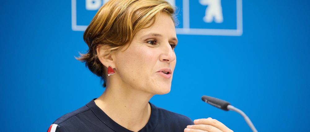 Katja Kipping (Die Linke), Berliner Senatorin für Integration, Arbeit und Soziales.