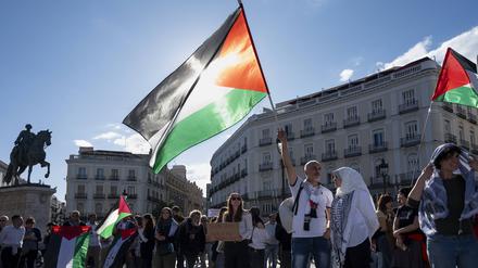 Pro-palästinensische Demo in Madrid