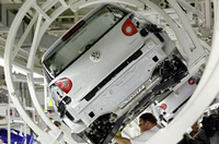 Produktion im VW-Stammwerk in Wolfsburg.